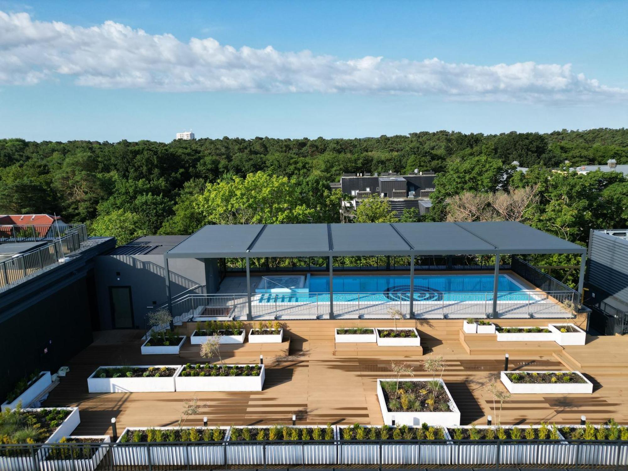 Апартаменты Seaside Garden Blue Свиноуйсьце Экстерьер фото